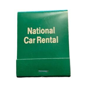 Vintage Matchbook National Car Rental The Perfect Promotional Matchbook